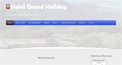 Desktop Screenshot of hotelgrandholiday.com